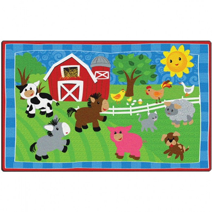 Primary Image of Cutie Barnyard Carpet - 3' x 5' Rectangle