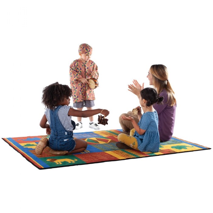 Alternate Image #1 of Cultural Carpet - Africa - 4' x 6' Rectangle