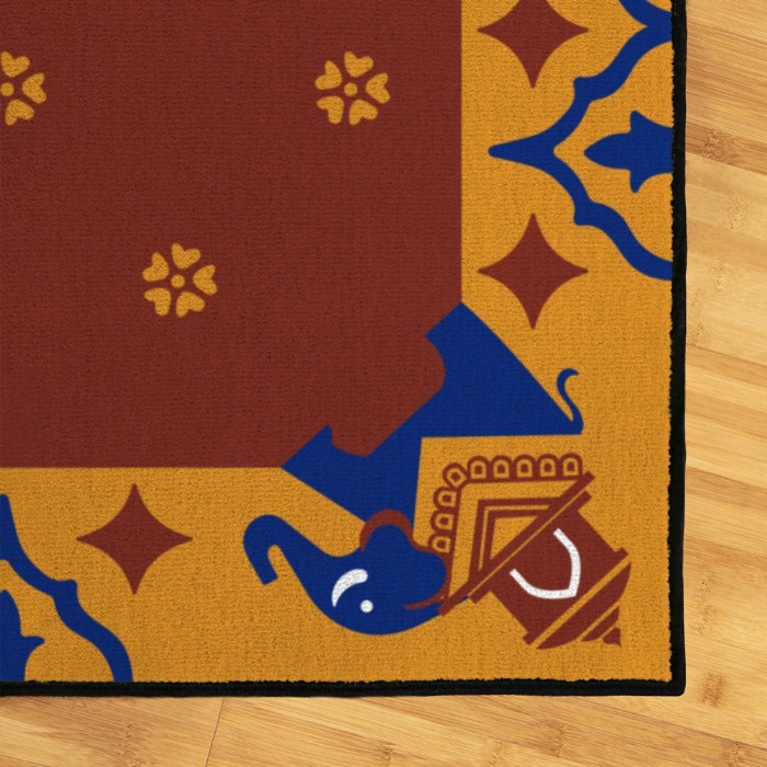 Alternate Image #1 of Cultural Carpet - India - 4' x 6' Rectangle