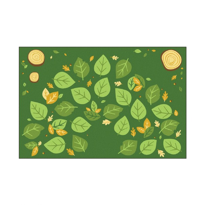 Primary Image of Falling Leaves Carpet - 6' x 9' Rectangle