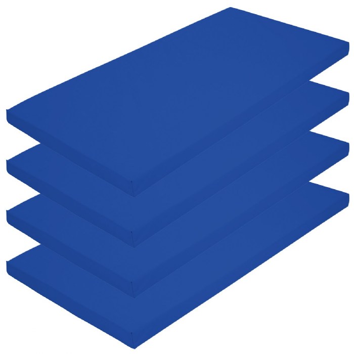 Primary Image of Rest Mat - Primary Blue - Set of 4