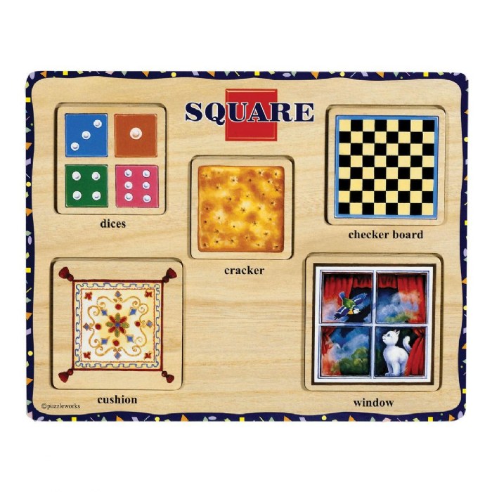 Alternate Image #1 of Self-Correcting Shapes Puzzles - Set of 6