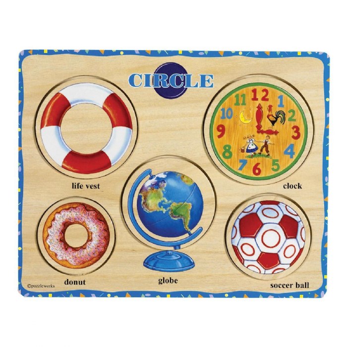 Alternate Image #1 of Self-Correcting Shapes Puzzles - Set of 6