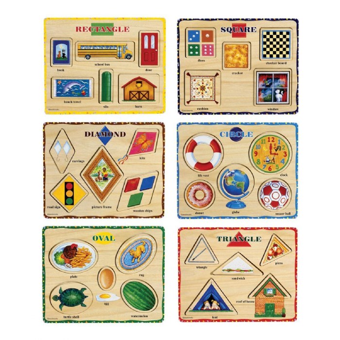 Primary Image of Self-Correcting Shapes Puzzles - Set of 6