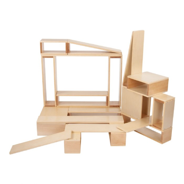 Primary Image of Birch Wood Hollow Block Set