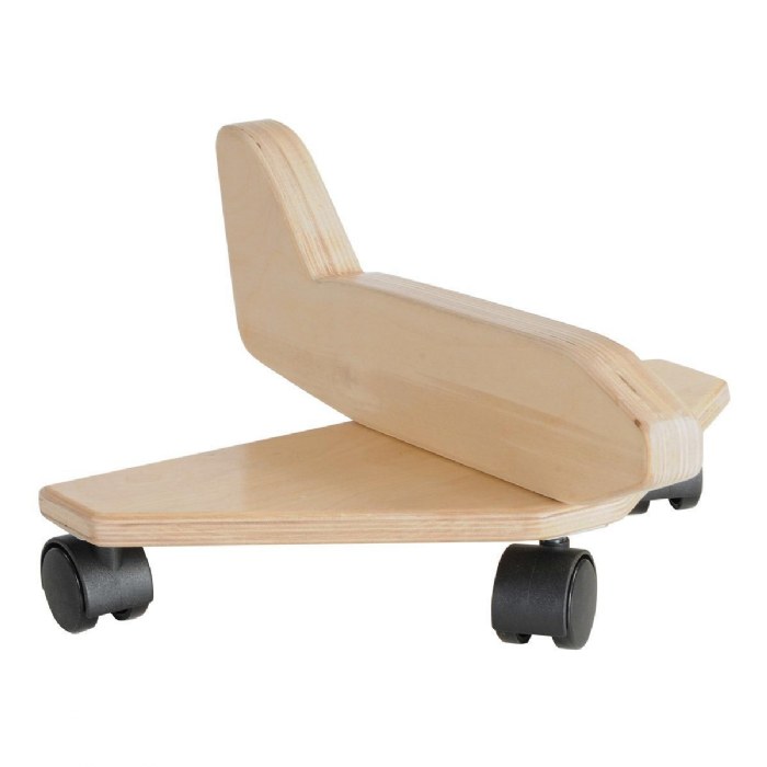 Primary Image of Birch and Maple Wooden Jet Plane