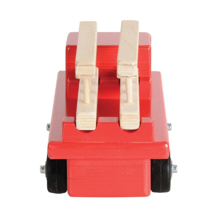 Alternate Image #1 of Birch and Maple Wooden Fire Truck