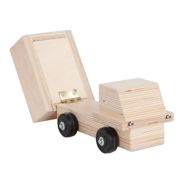 Alternate Image #1 of Birch and Maple Wooden Dump Truck