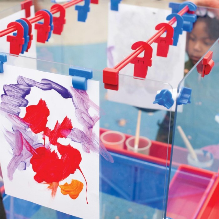 Alternate Image #1 of 4 Station Space Saver Easel