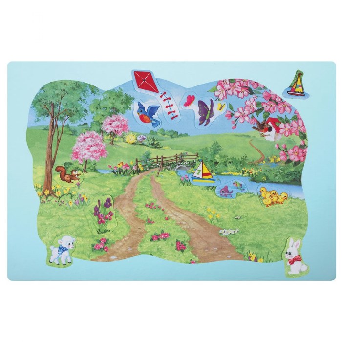 Primary Image of Spring Blossum Scene Pre-Cut Felt Set