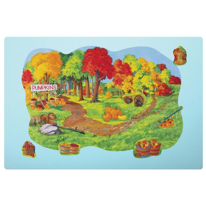 Primary Image of Seasons Changing Flannel Board Pre-Cut Felt Set - Fall Harvest