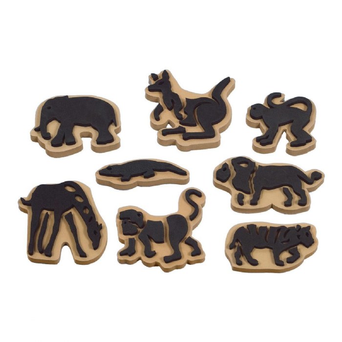 Alternate Image #1 of Foam Jumbo Stampers with Animals, Sealife, Insects, and Transportation - 48 Pieces