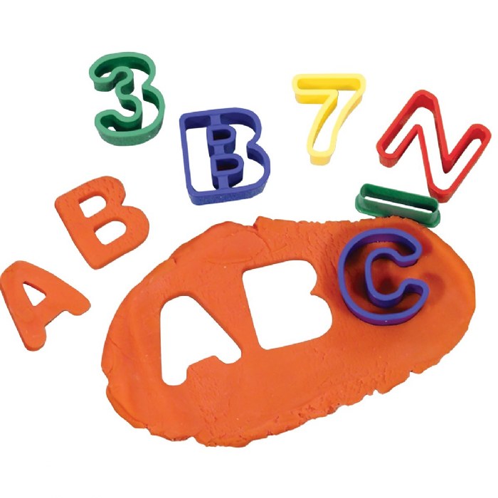 Alternate Image #1 of ABC & Numbers Dough Cutter Set