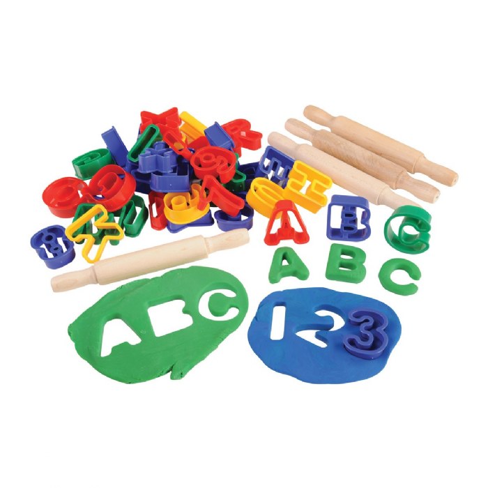 Primary Image of ABC & Numbers Dough Cutter Set