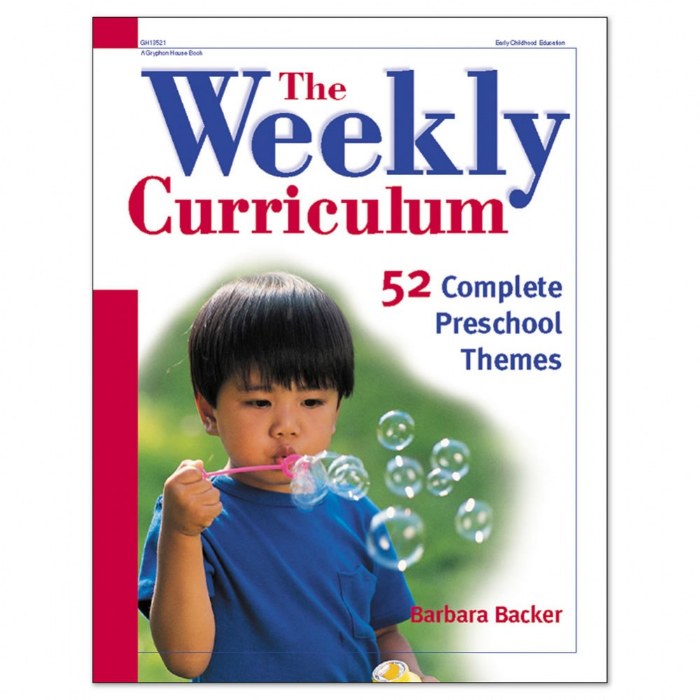 Primary Image of The Weekly Curriculum: 52 Complete Preschool Themes - Paperback