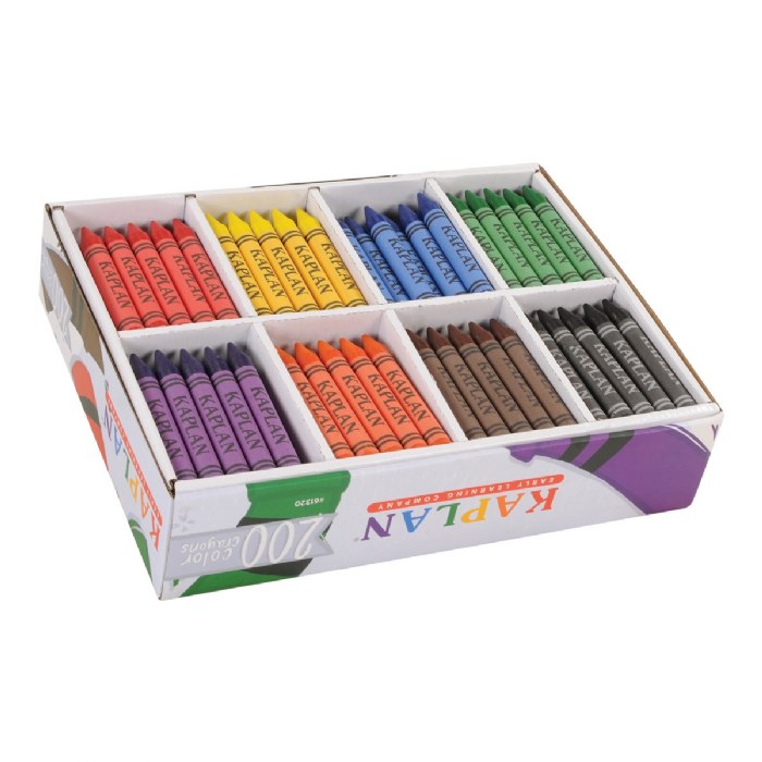 Alternate Image #1 of Jumbo Size Crayons Class Pack - 200 Total, 8 Colors