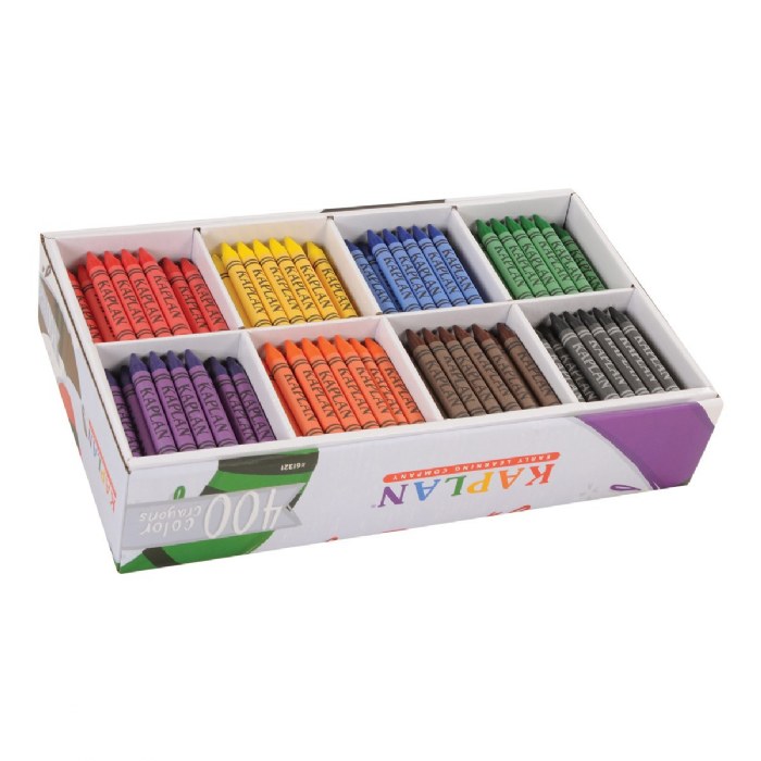 Alternate Image #1 of Large Crayons Class Pack - 400 Per Box