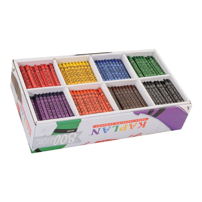 Alternate Image #1 of Standard Crayons Class Pack - 800 Per Box in 8 Different Colors