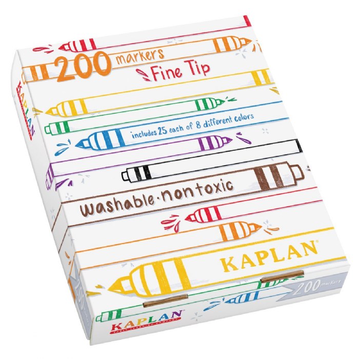 Primary Image of Washable Fine Tip Marker Class Pack - 200 Per Box