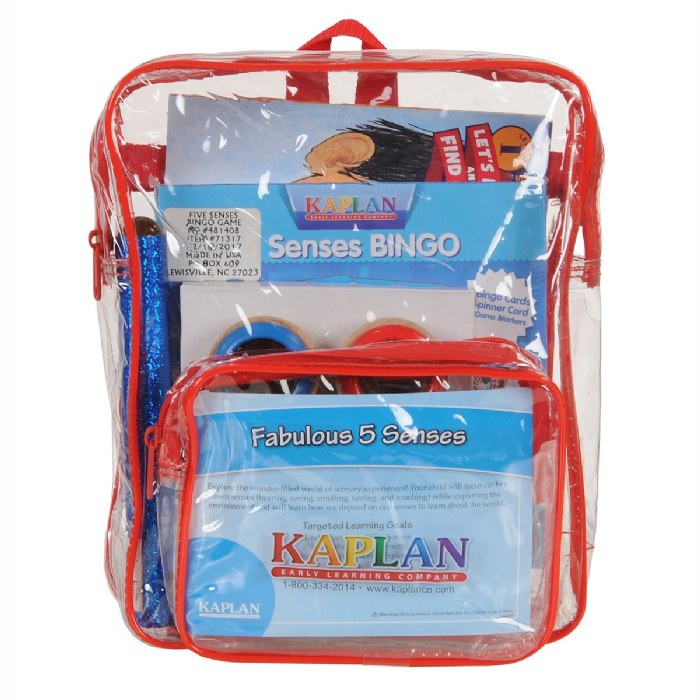 Alternate Image #1 of Fabulous Five Senses Backpack Kit - Bilingual