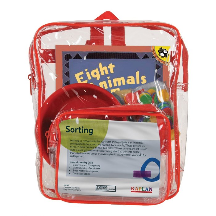 Alternate Image #1 of Sorting Backpack Kit - Bilingual