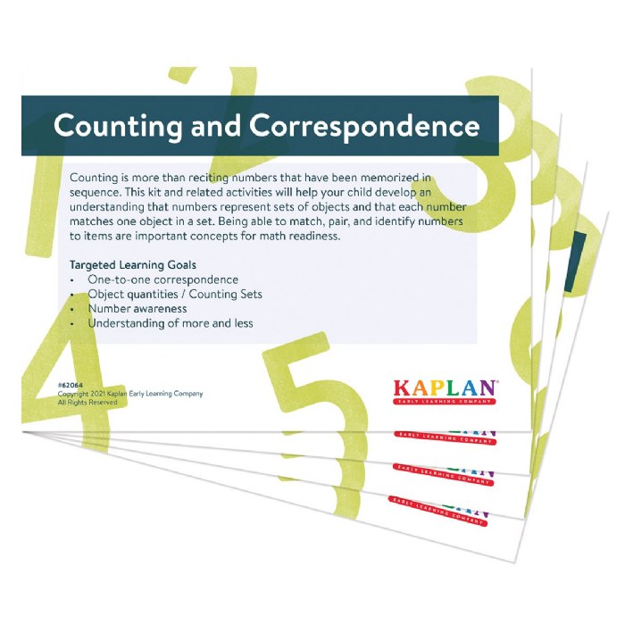 Alternate Image #1 of Counting & Correspondence Backpack Kit - Bilingual