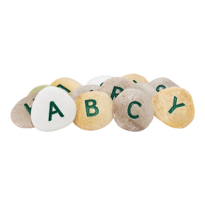 Alternate Image #1 of Uppercase Alphabet Pebbles