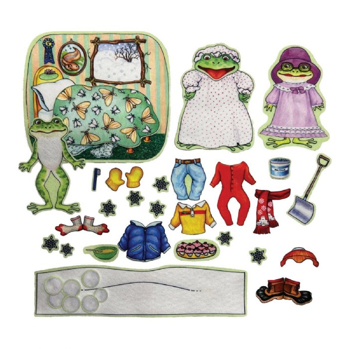 Primary Image of Freddy Frog Soft Felt Set - 14 pieces