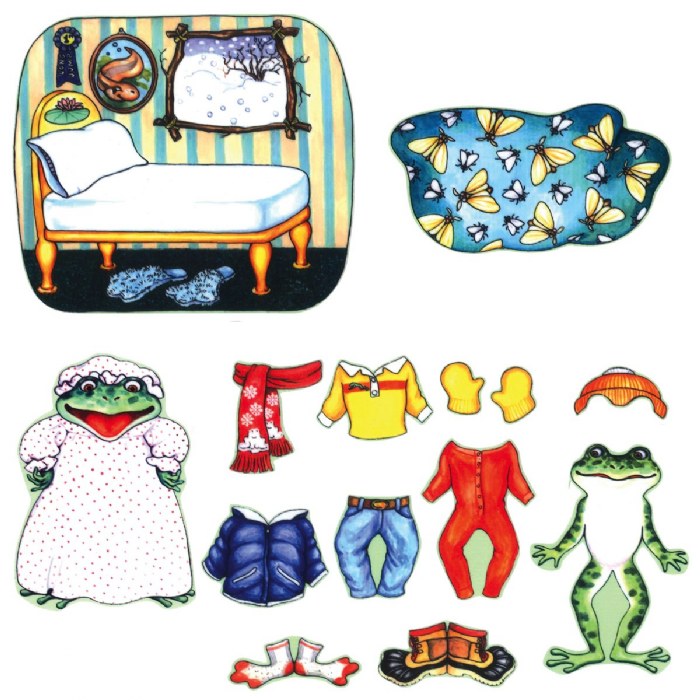 Alternate Image #1 of Froggy Felt Story Set