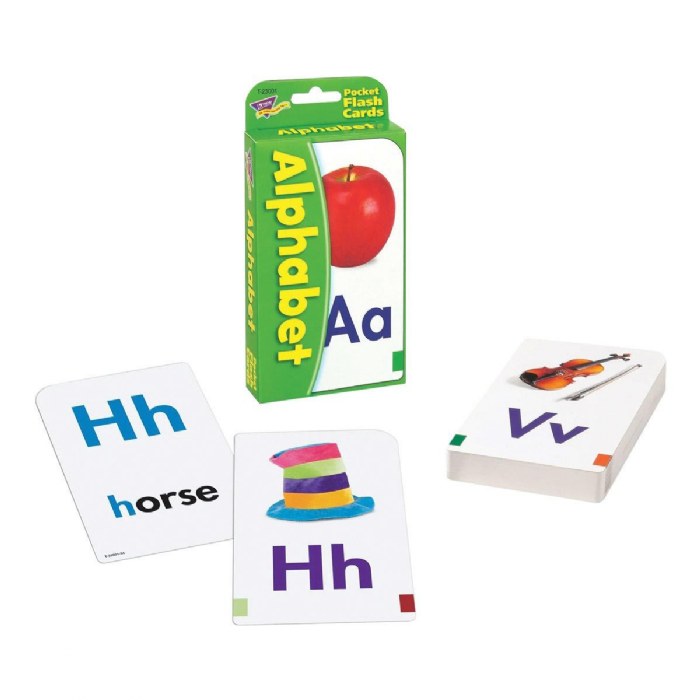 Alternate Image #1 of Early Literacy Flash Cards with Words and Pictures - Set of 5