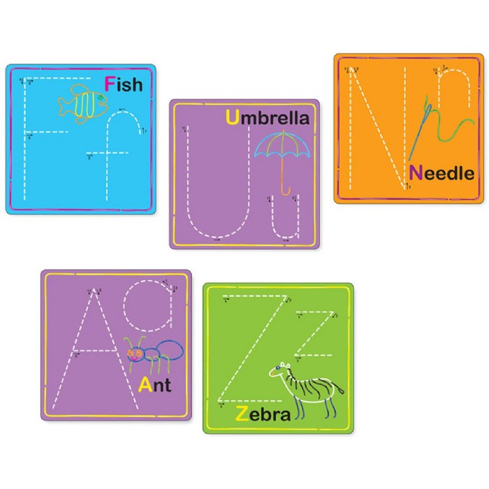 Alternate Image #1 of Wikki Stix&reg; Alphabet Cards With Upper and Lowercase