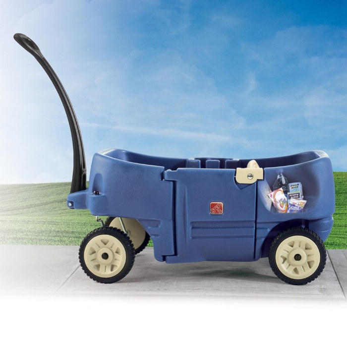 Alternate Image #1 of Wagon for Two - Blue