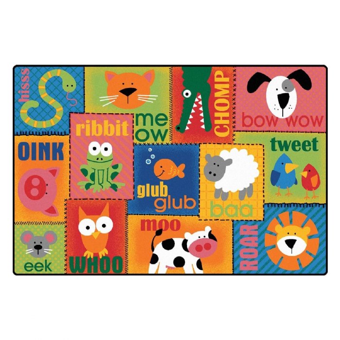 Primary Image of Animal Sounds Carpet - 6' x 9'