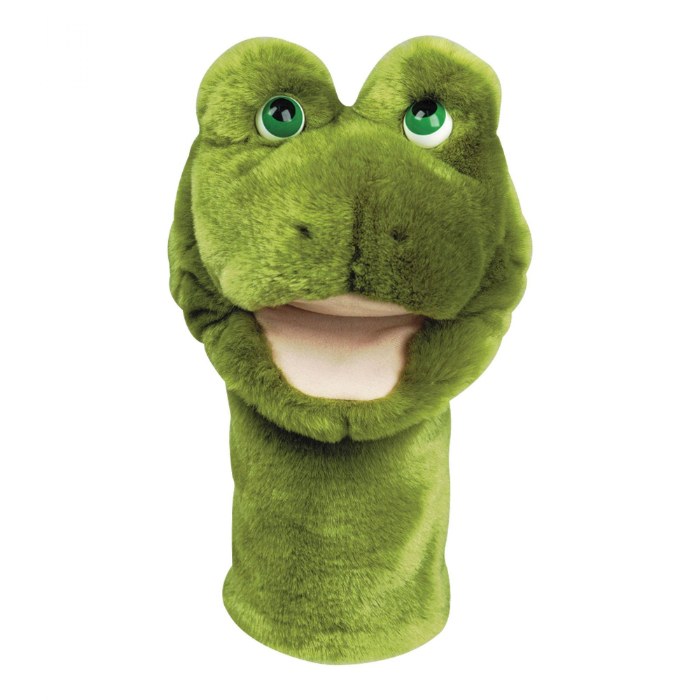 Alternate Image #1 of Plush Bigmouth Animal Hand Puppets - Set of 8