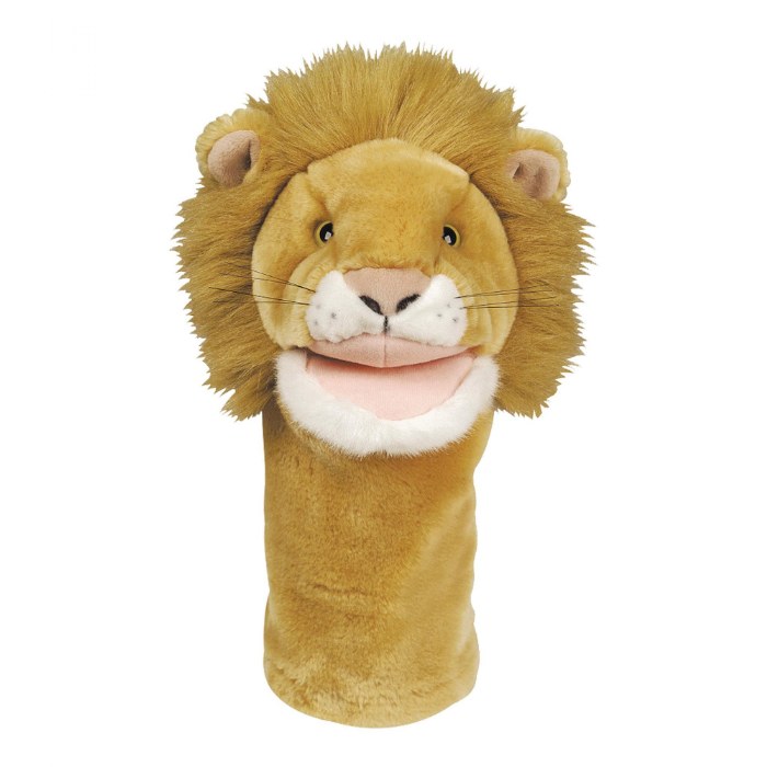 Alternate Image #1 of Plush Bigmouth Animal Hand Puppets - Set of 8