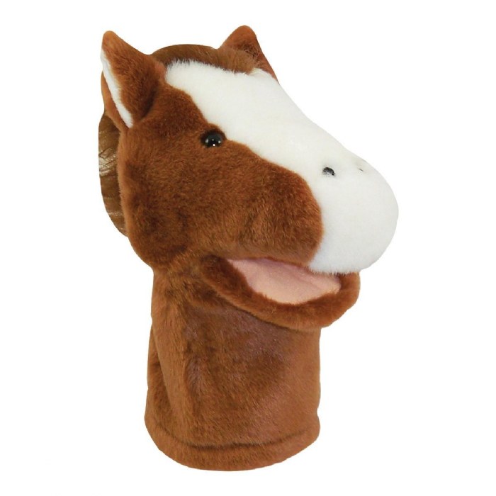 Primary Image of Plush Bigmouth Horse Hand Puppets