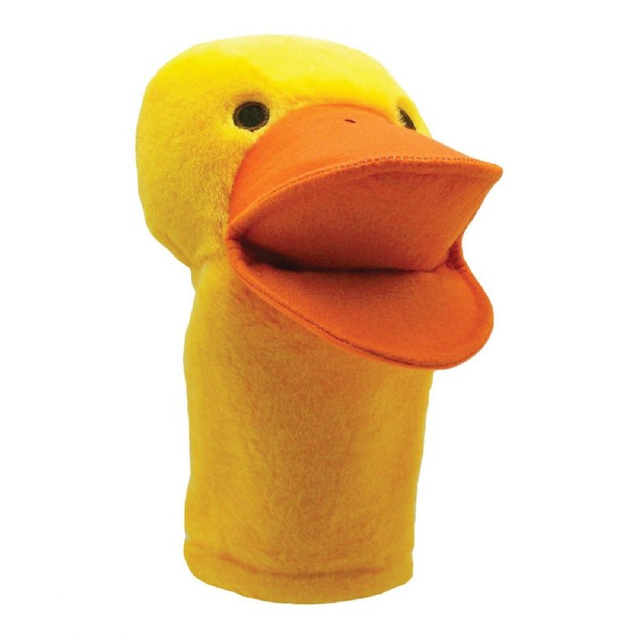 Primary Image of Plush Bigmouth Duck Hand Puppets