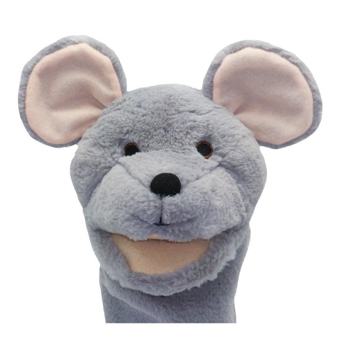 Alternate Image #1 of Plush Bigmouth Mouse Hand Puppets