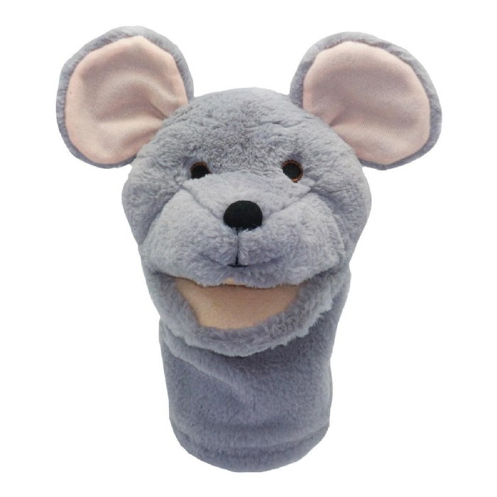 Primary Image of Plush Bigmouth Mouse Hand Puppets