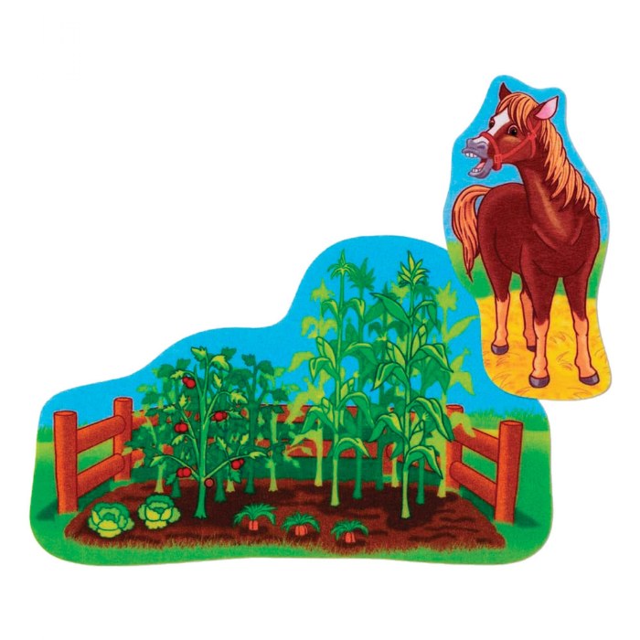 Alternate Image #1 of Old MacDonald Bilingual Rhymes Felt Set - 10 Pieces