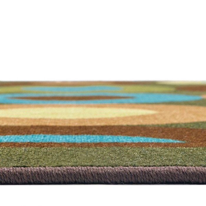 Alternate Image #1 of Calming Circles Carpet 6' x 9'