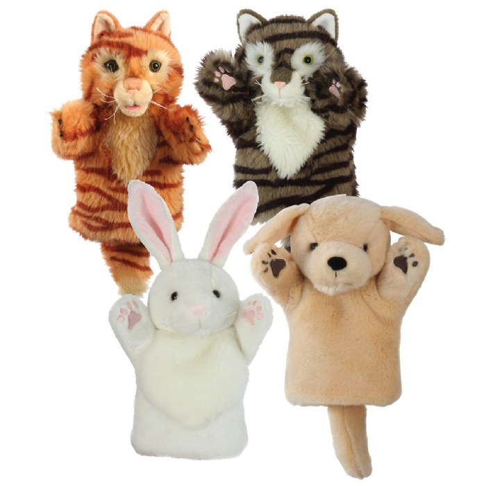 Primary Image of Friendly Pets Puppet Set
