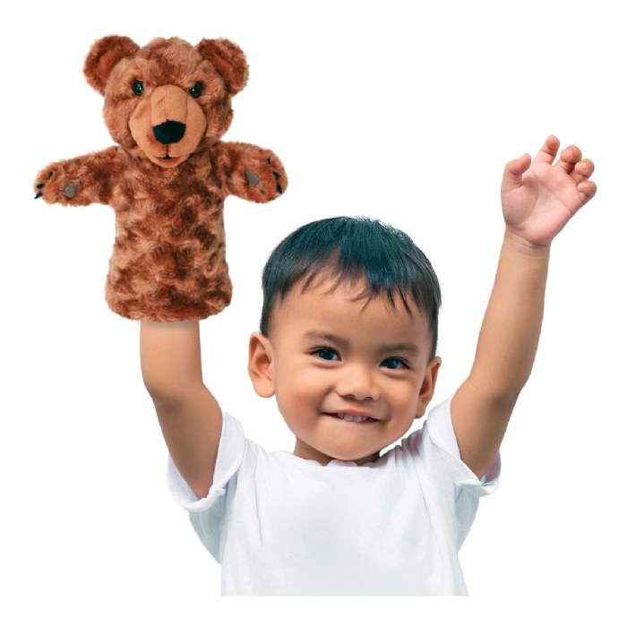 Alternate Image #1 of Plush Bear Hand Puppet