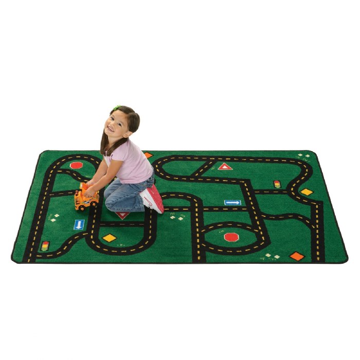 Alternate Image #1 of Go-Go Driving KID$ Value Rug - 4' x 6' Rectangle