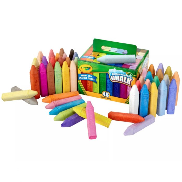 Alternate Image #1 of Crayola&reg; Washable Sidewalk Chalk - 48 Different Colors - 2 Boxes