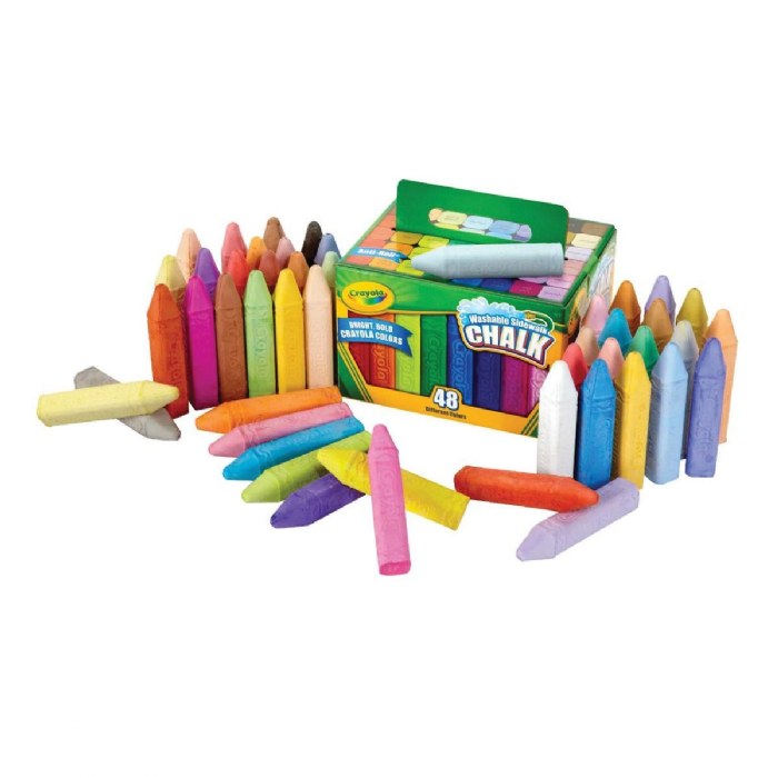 Alternate Image #1 of Crayola&reg; Washable Sidewalk Chalk - 48 Different Colors - Single Box
