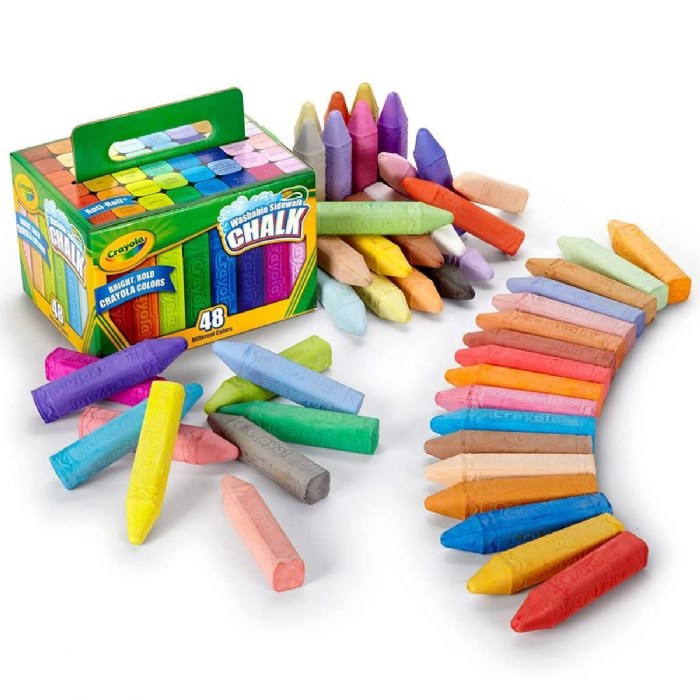 Alternate Image #1 of Crayola&reg; Washable Sidewalk Chalk - 48 Different Colors - 2 Boxes