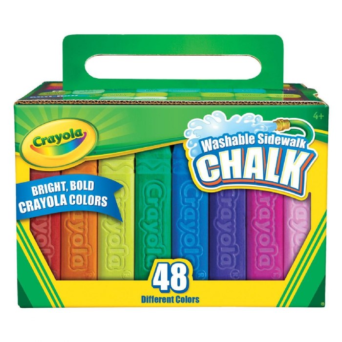 Primary Image of Crayola&reg; Washable Sidewalk Chalk - 48 Different Colors - Single Box