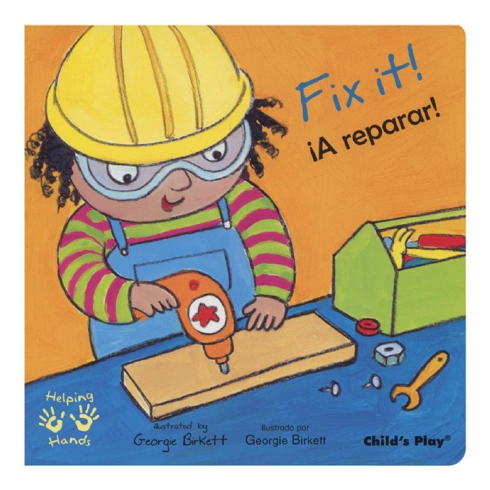 Alternate Image #1 of Helping Hands Bilingual Board Books - Set of 4