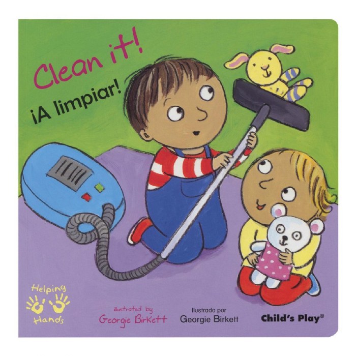 Alternate Image #1 of Helping Hands Bilingual Board Books - Set of 4